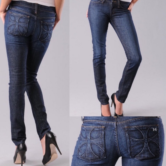 Habitual Glory Pocket Skinny Jeans in Deep End 25 - Picture 1 of 8